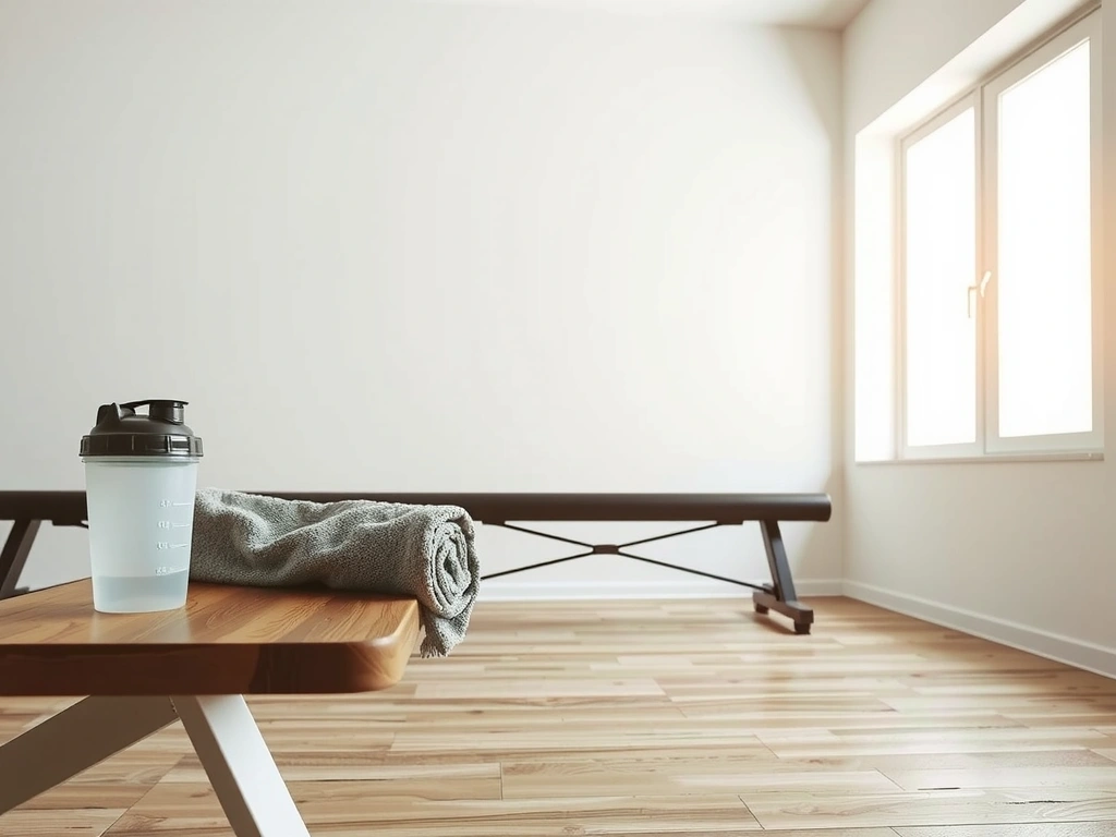 Minimalist home gym setup for recovery