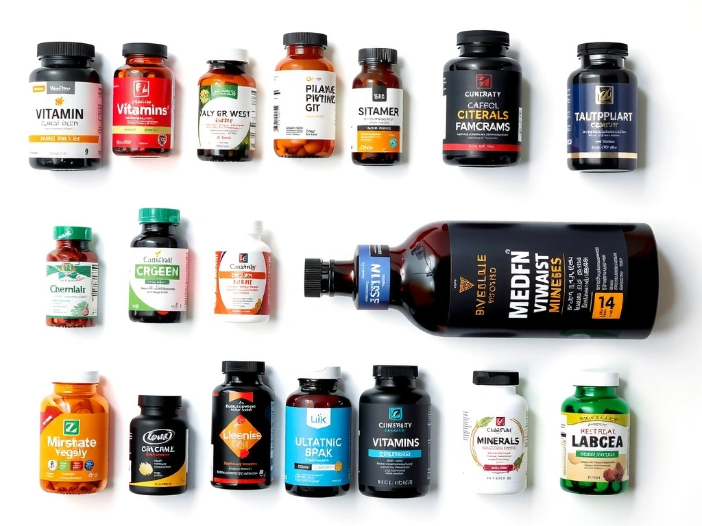Selection of Strongman Hub supplement products